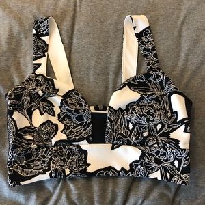 Express crop top size large